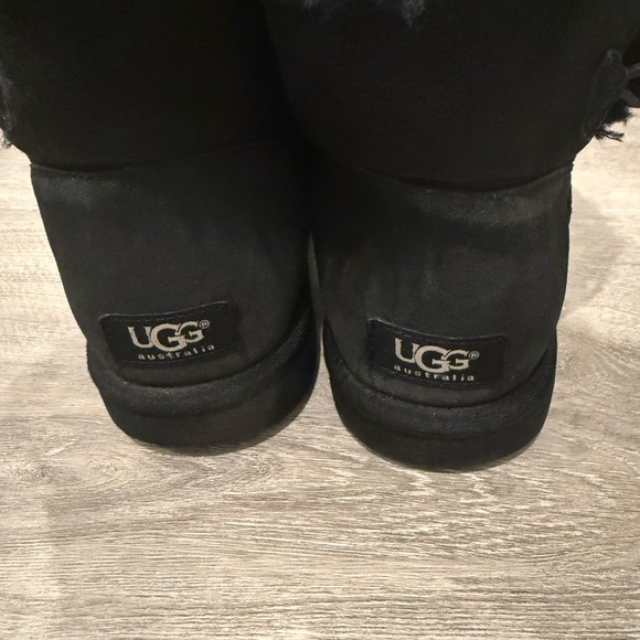 UGG Black Suede Boots - Picture 4 of 10
